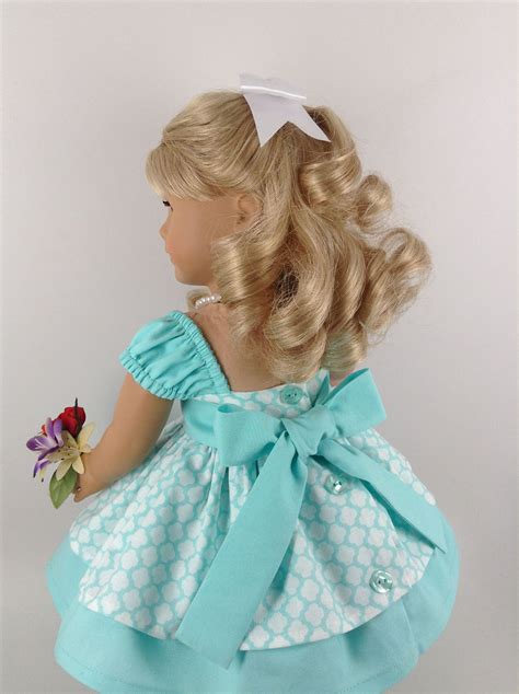 American Girl 18 Inch Doll Clothes Layered Dress In Pastel Etsy