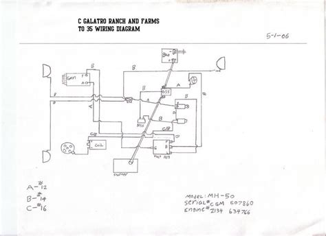 wiring diagram  mf  tractors  ellis wires