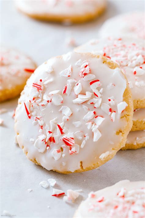 peppermint christmas shortbread cookies recipe christmas cookies