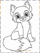 Fox Coloring Pages Print Printable Kids Animal Fastseoguru Choose Board sketch template