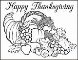 Thanksgiving Coloring Pages sketch template