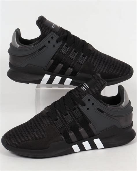 adidas equipment support  trainers blackblackrunningshoes