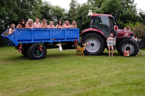brave irish women bare   tractor girls charity calendar   inspiring young tipperary