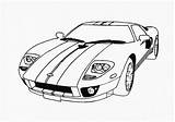 Coloring Ford Pages Mustang Gt Car Library Clipart sketch template