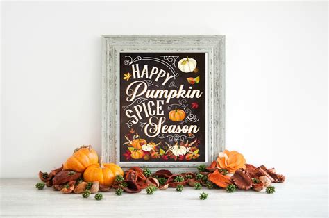 Happy Pumpkin Spice Season Free Fall Printable