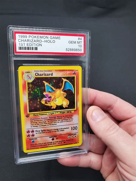 holographic charizard card