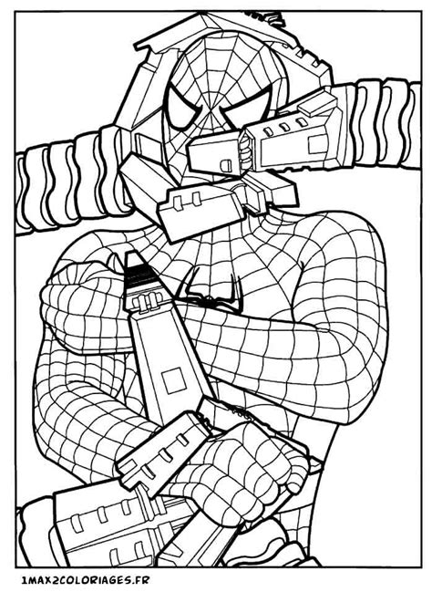 lego spider man coloriage coloring home