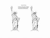 Liberty Statue Coloring Pages Printable Kids Bestcoloringpagesforkids sketch template
