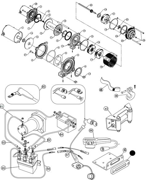 warn  lb winch parts diagram  reviewmotorsco