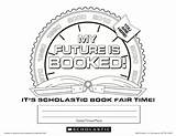 Coloring Scholastic Booked sketch template