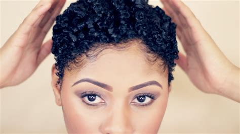 defined curls twa pixie hairstyle  natural hair youtube