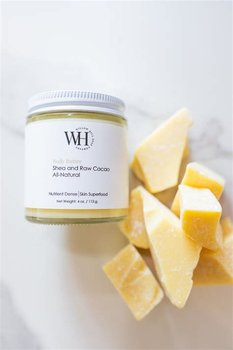 all natural body butter willow hill soap company