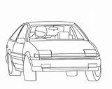 Coloring Pages Outline Drifting Cars Kidsplaycolor Color sketch template