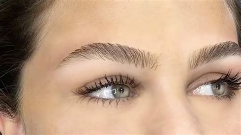 Perfect Brow Hair Stroke Technique Youtube
