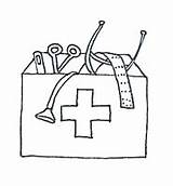 Medical Aid Kit Clipart First Sketch Kids sketch template