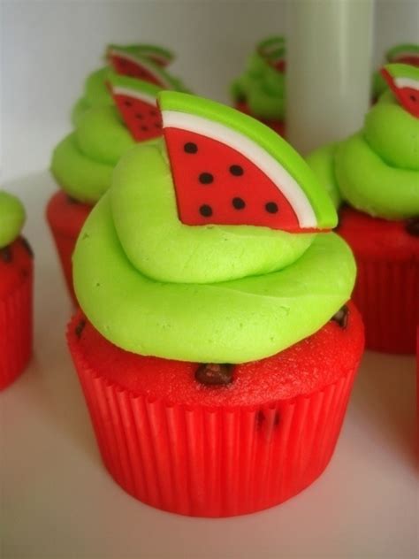 watermelon cupcakes image 3246379 by miss dior on