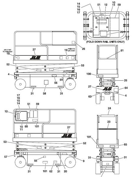 jlg scissor lift  wiring diagram