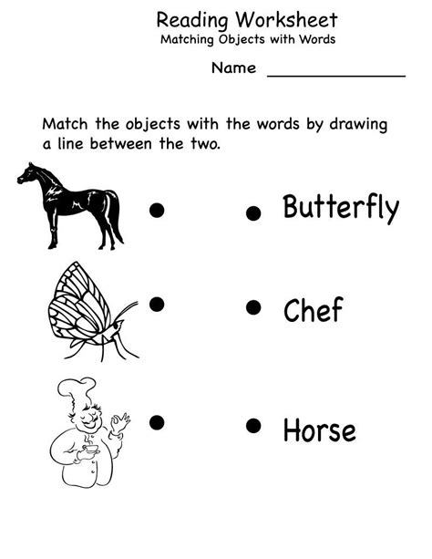 printable kindergarten english worksheets  quick  easy