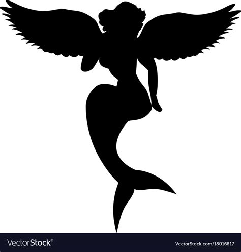 mermaid siren silhouette ancient mythology fantasy