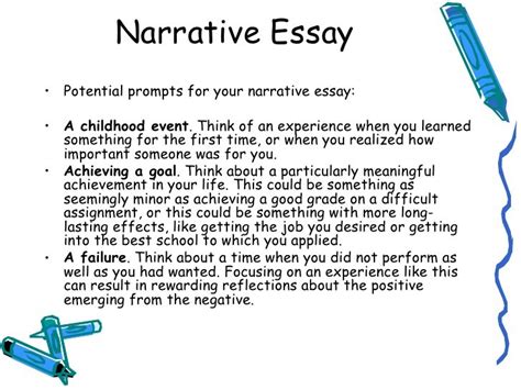 write  narrative essay  topics customwritingcom
