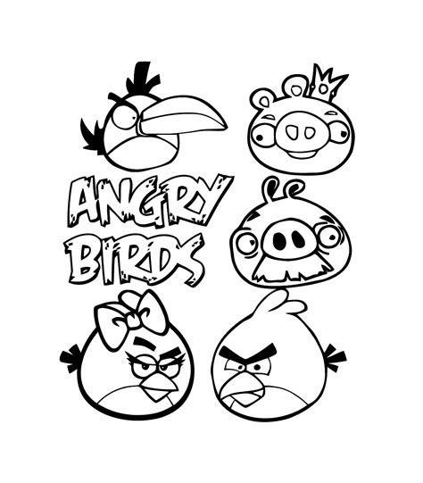 angry birds coloring pages  kids angry birds kids coloring pages