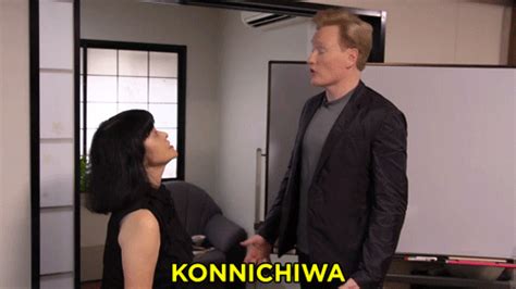 conan obrien hello by team coco find and share on giphy