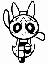 Powerpuff Blossom Cooling Kidsdrawing sketch template