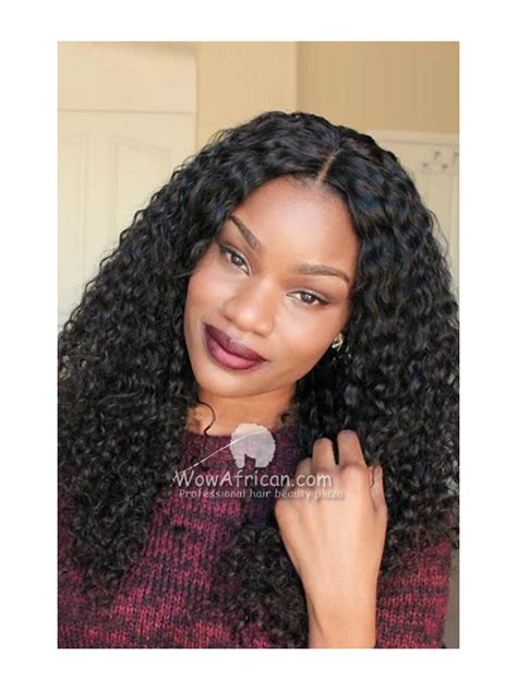 thick natural curly virgin brazilian hair glueless full lace wigs[gfl22