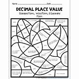 Value Decimal Rebecca sketch template