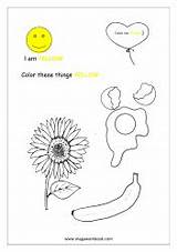 Coloring Yellow Things Green Megaworkbook Pages Blue Red Color Orange Brown Etc Colors sketch template
