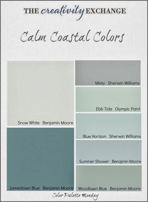 stylishbeachhomecom paint  home  coastal colors watery blues