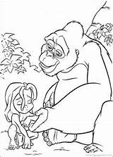 Tarzan Gorilla sketch template
