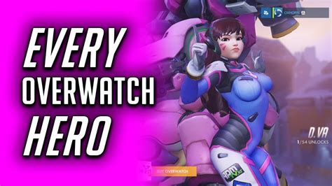 lets play every overwatch hero youtube