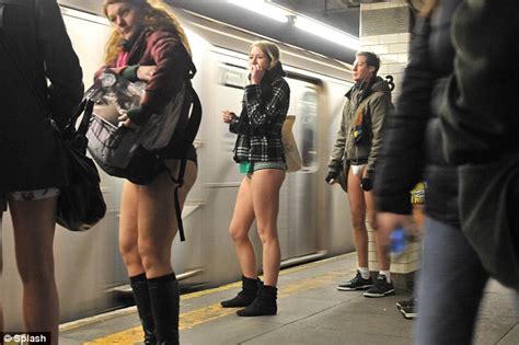 no pants day how the tube became the undie ground for one day only