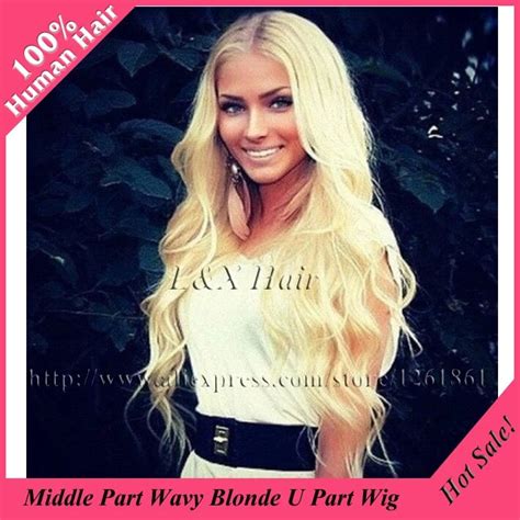 2014 6a Sex Wigs Unprocessed Brazilian Virgin Blonde U Part Wigs100