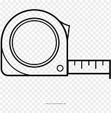 Tape Measure Coloring Toppng Circle sketch template