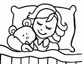 Coloring Sleeping Child Drawing Pages Drawings Clipartmag 1048 24kb sketch template