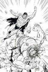 Grummett Doomsday Tom Superman Vs Artist Comic sketch template