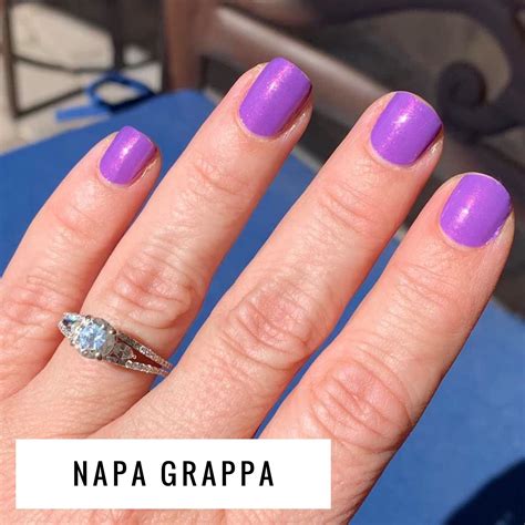 napa grappa color street purple nails purple glitter nails