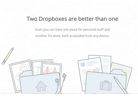 dropbox  link business  personal accounts early  month aivanet
