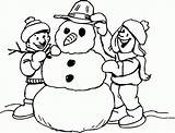 Coloring Snowman Pages Printable Kids Print Color Clipart Frosty Cute Building Preschool Drawing Abominable Snow Man Blank Getcolorings Getdrawings Library sketch template