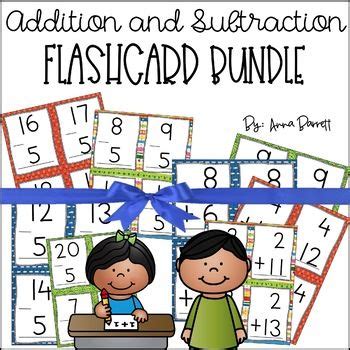 addition  subtraction flash cards   addition  subtraction
