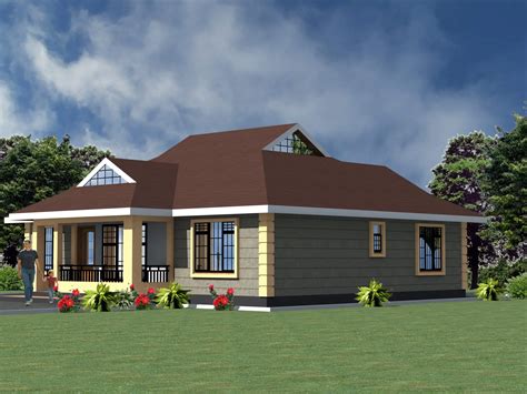 cheap  bedroom house plans design hpd consult