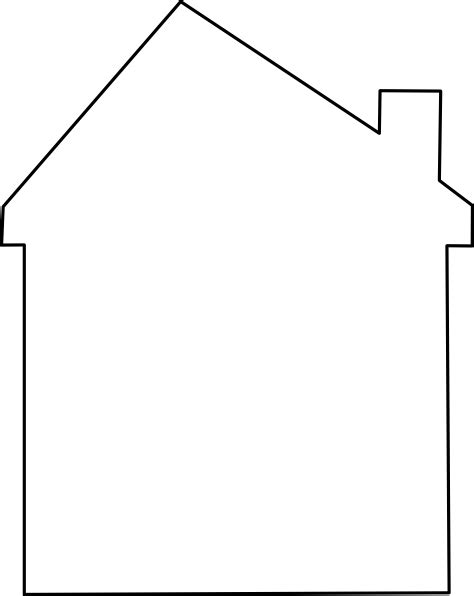 clipart house outline   cliparts  images