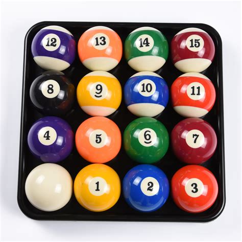 pool billiards ball setplastic balls tray sports leisure