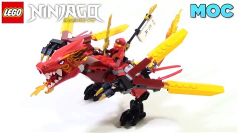 Lego Ninjago Legacy Fire Dragon Moc Youtube