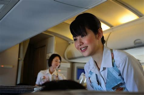 Domestic Flight In Jal ~ World Stewardess Crews