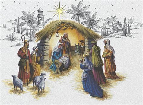 christmas nativity religious christmas cards