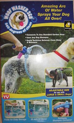 woof washer  pet cleaner adjustable  large small dogs