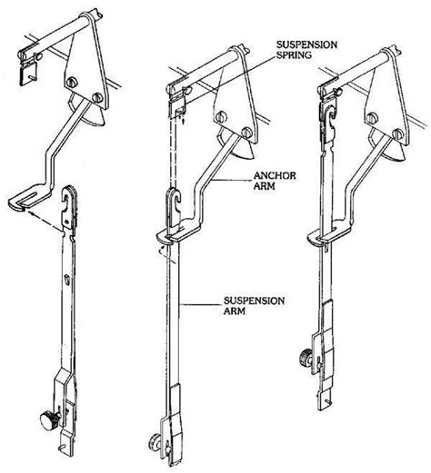 suspension spring  images shows  arrangement   parts    pendulum